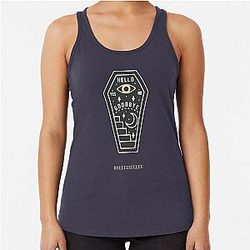 Bailey Sarian Suspish BYEEEEEEE Racerback Tank Top