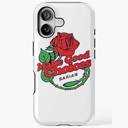 Bailey Sarian Rose Tee iPhone Case