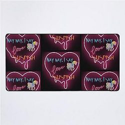 Bailey Sarian - Suspicious - Unicorn Desk Mat
