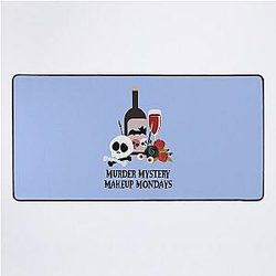 Bailey Sarian - Murder Makeup Mystery Mondays Sticker Desk Mat