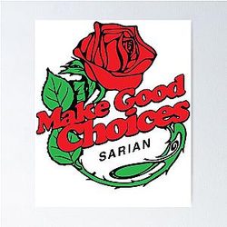 Bailey Sarian Merch Rose Tee Poster