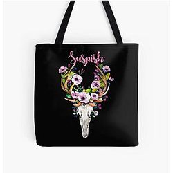 Bailey Sarian Fan Over Print Tote Bag