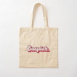 Sushi - Bailey Sarian quote in pink Cotton Tote Bag