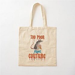 Too Poor for Couture - Bailey Sarian's Cotton Tote Bag