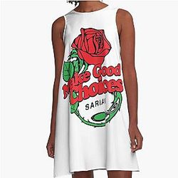 Bailey Sarian Rose Tee A-Line Dress