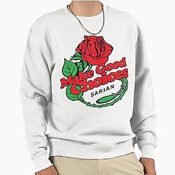 Bailey Sarian Rose Pullover Sweatshirt