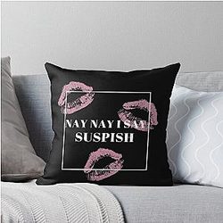 Bailey Sarian Suspish Throw Pillow -> Bailey Sarian Suspicious Throw Pillow