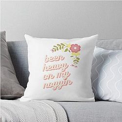 Been Heavy on My Noggin - Bailey Sarian Throw Pillow
