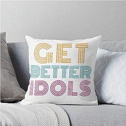 Get Better Idols - Bailey Sarian Suspish Throw Pillow
