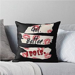 Get Better Idols - Bailey Sarian Suspish Throw Pillow
