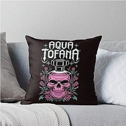 Aqua Tofana Bailey Sarian Throw Pillow