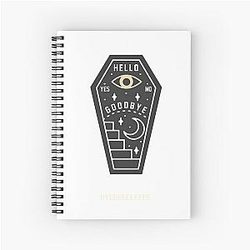 Bailey Sarian Suspish Spiral Notebook