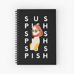 Bailey Sarian Suspicious Spiral Notebook