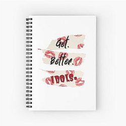 Get Better Idols - Bailey Sarian Suspicious Spiral Notebook