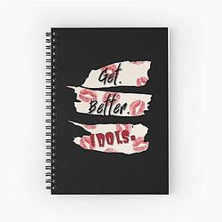 Get Better Idols - Bailey Sarian Suspects Spiral Notebook