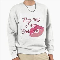 Bailey Sarian Suspicious Pullover Sweatshirt