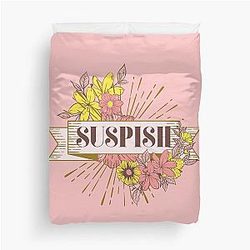 Suspish Vintage Flower Drawing- Bailey Sarian Duvet Cover