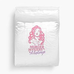 Bailey Sarian Murder Mystery and Makeup Duvet Cover
