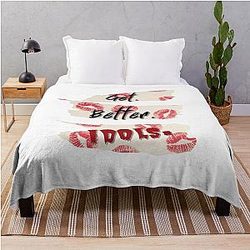Get better idols Bailey Sarian Suspish Throw Blanket
