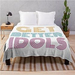 Get better idols  Bailey Sarian's Suspish Throw Blanket