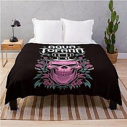 Aqua Tofana Bailey Sarian Throw Blanket