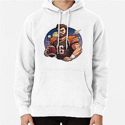 Cartoon Baker Mayfield Type Pullover Hoodie