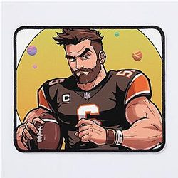 Cartoon Baker Mayfield Mouse Pad