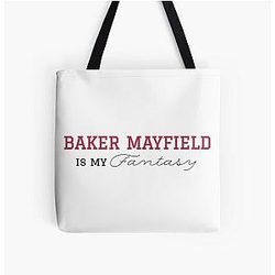 Baker Mayfield Tampa Bay Buccaneers Fantasy Football NFL Tote Bag