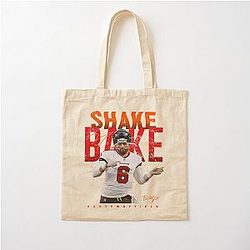 Baker Mayfield Shake Bake Cotton Tote Bag