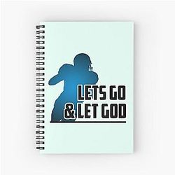 Let's Go Baker Mayfield Qtote Spiral Notebook
