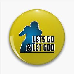 lets go baker mayfield quarterback pin