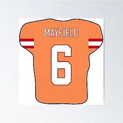 Baker Mayfield Jersey Posters
