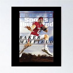 Baker Mayfield Sports Illustrated Poster