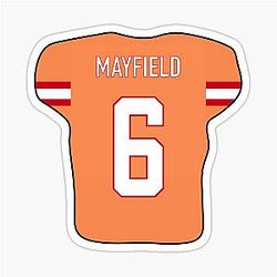Baker Mayfield Jersey Sticker