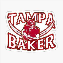Baker Mayfield Tampa Youth Short Sleeve T-Shirt Sticker