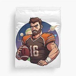 Cartoon Baker Mayfield Duvet Cover
