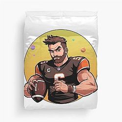 Cartoon Baker Mayfield Duvet Cover