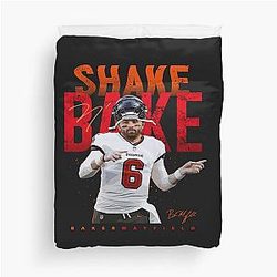 Baker Mayfield Shake Bake Duvet Cover