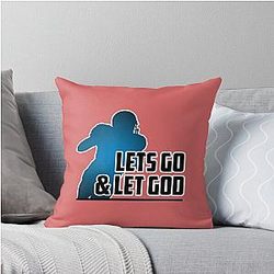 Let's Get and Go Baker Mayfield Quote Throw Pillow