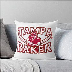 Baker Mayfield Tampa Youth Short Sleeve T-Shirt Throw Pillow