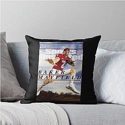 Baker Mayfield Sports Illustrated Throw Pillow