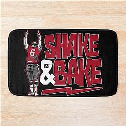 Tampa Bay Buccaneers Baker Mayfield Shake And Bake Bath Mat