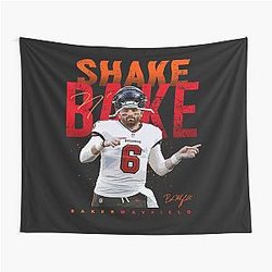Baker Mayfield Shake Bake Tapestry