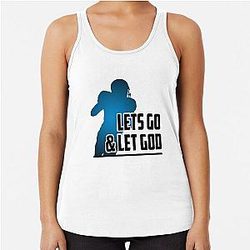 Lets go Baker Mayfield Racerback Tank Top
