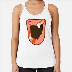 Baker Mayfield Cleveland Racerback Tank Top