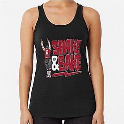Tampa Bay Buccaneers Baker Mayfield Shake And Bake Racerback Tank Top