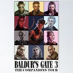 Baldur's Gate 3 - Eras Tour - Barbarian Companion Poster