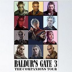 Baldur's Gate 3 - ERAs Tour - A Star Vampire Companion Poster