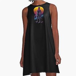 Baldur's Gate 3 - Karlach 80s Retro A-Line Dress