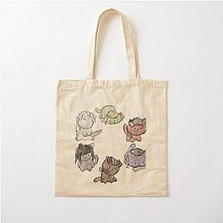 Baldur's Gate 3 Watercolor Cats Tote Bag